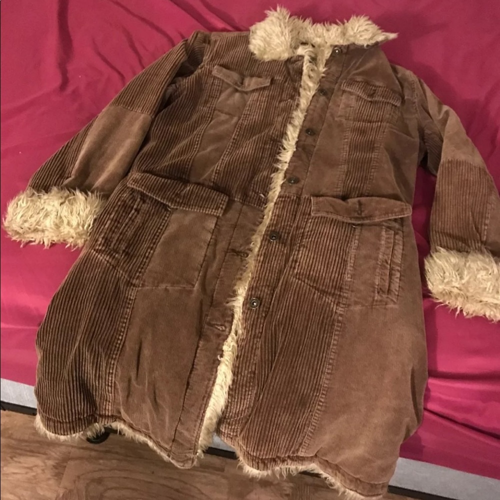 Steve Madden Long Fur Coat